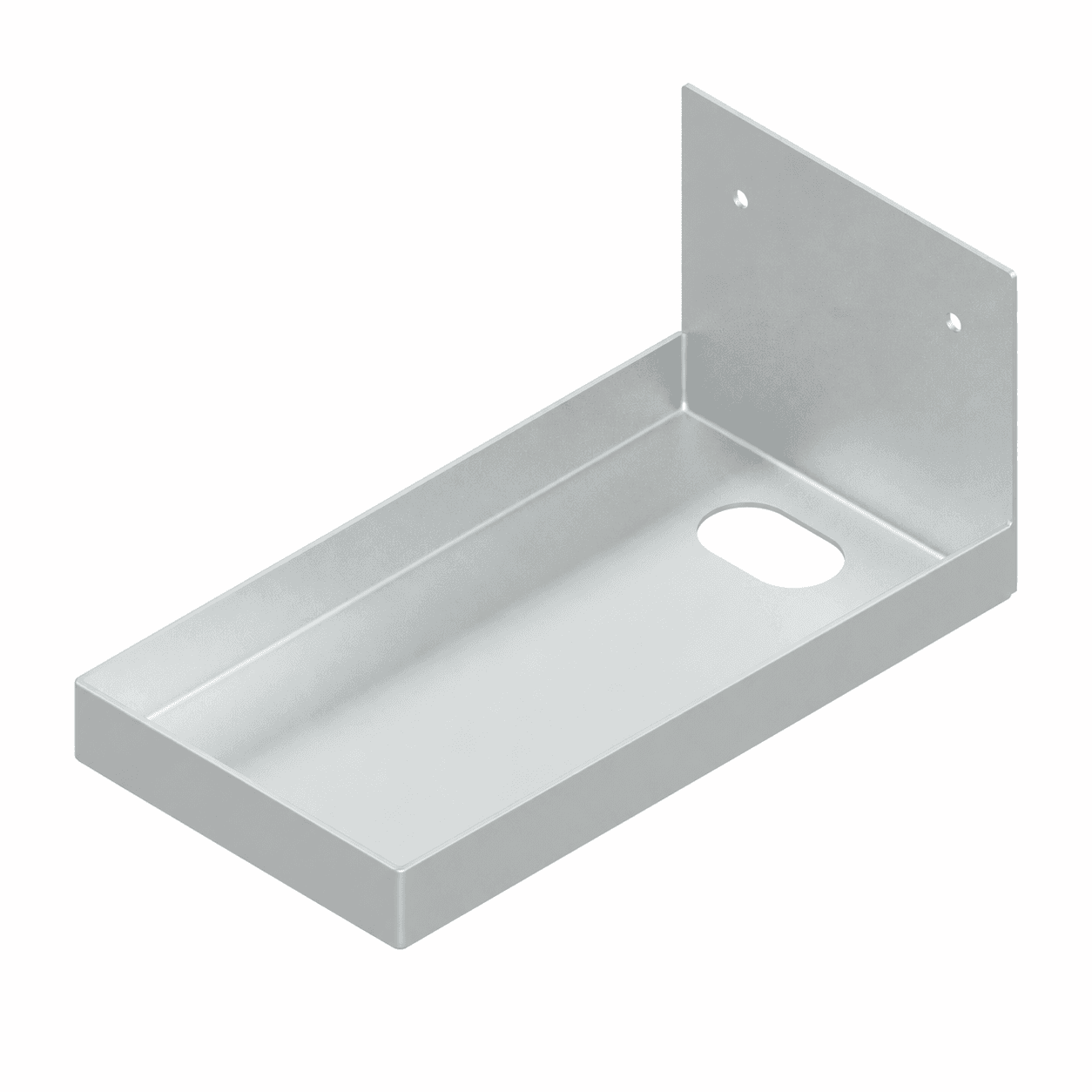 A46450 - 2mm Grade 304 stainless steel label printer tray