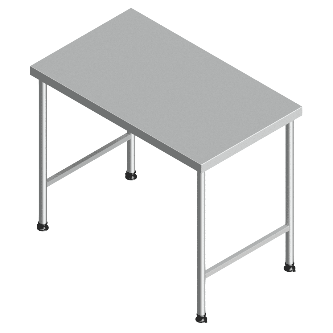 E25145(112-1100x0650) heavy-duty stainless steel preparation table