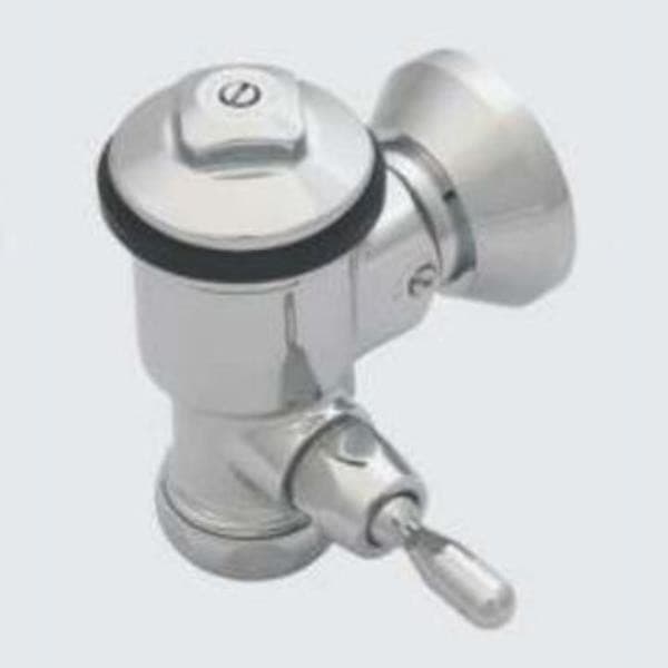 Walcro 106T chrome exposed lever-operated top-entry toilet flush valve