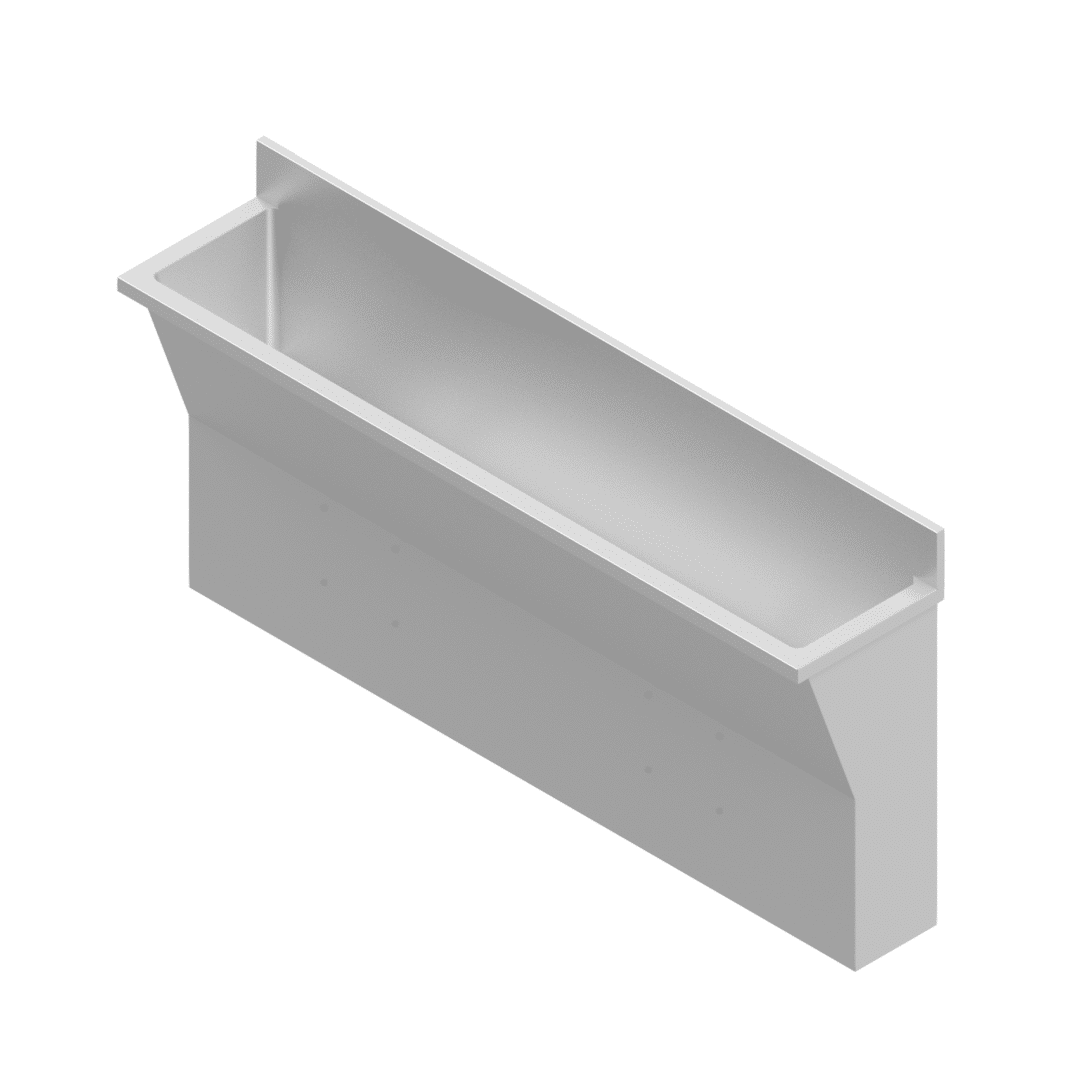 Floor-Mounted Surgeon Scrub-Up Sink — B22320(FM-115-2100)