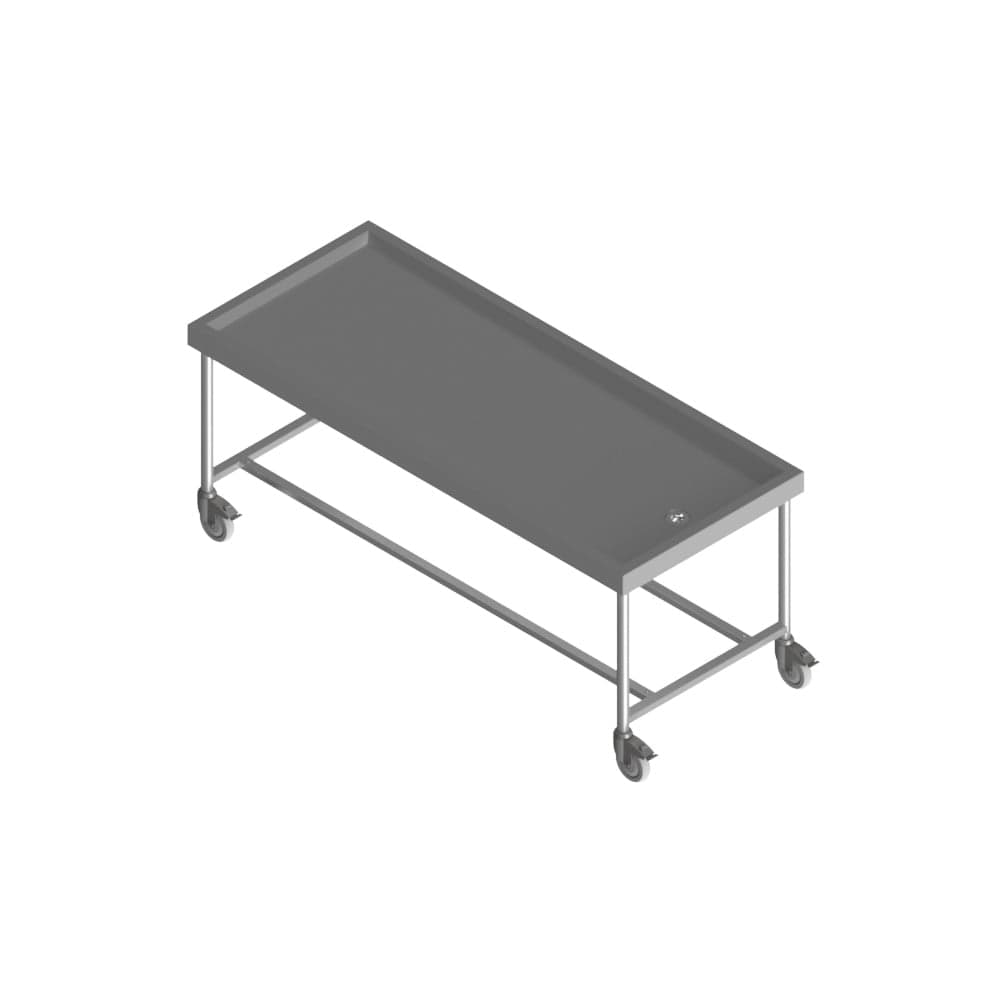 Mobile Stainless Steel Autopsy Table for Small Animals — H501451800