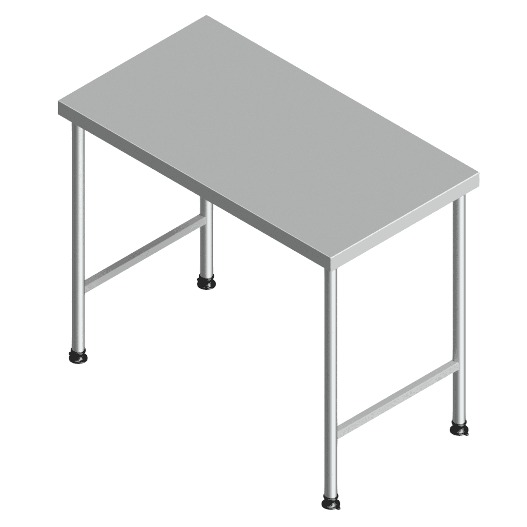 E25145(112-1100x0600) heavy-duty stainless steel preparation table