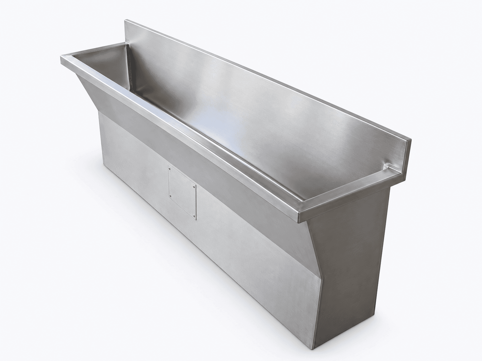 Floor-Mounted Surgeon Scrub-Up Sink