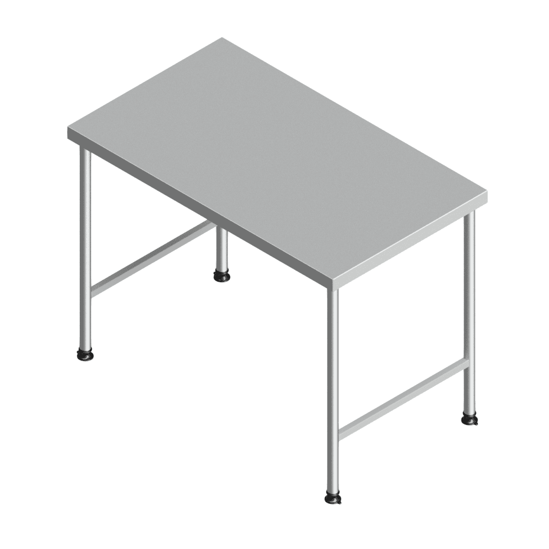 E25145(112-1200x0700) heavy-duty stainless steel preparation table