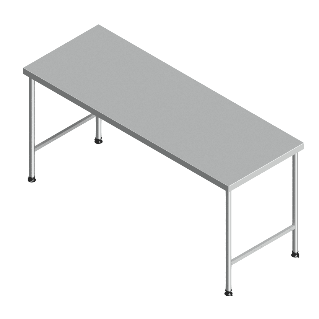 E25145(112-1900x0700) heavy-duty stainless steel preparation table