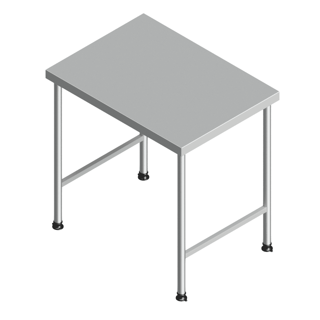 E25145(112-0900x0650) heavy-duty stainless steel preparation table