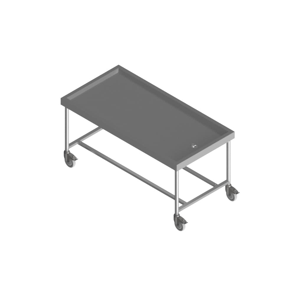 Mobile Stainless Steel Autopsy Table for Small Animals — H501451500