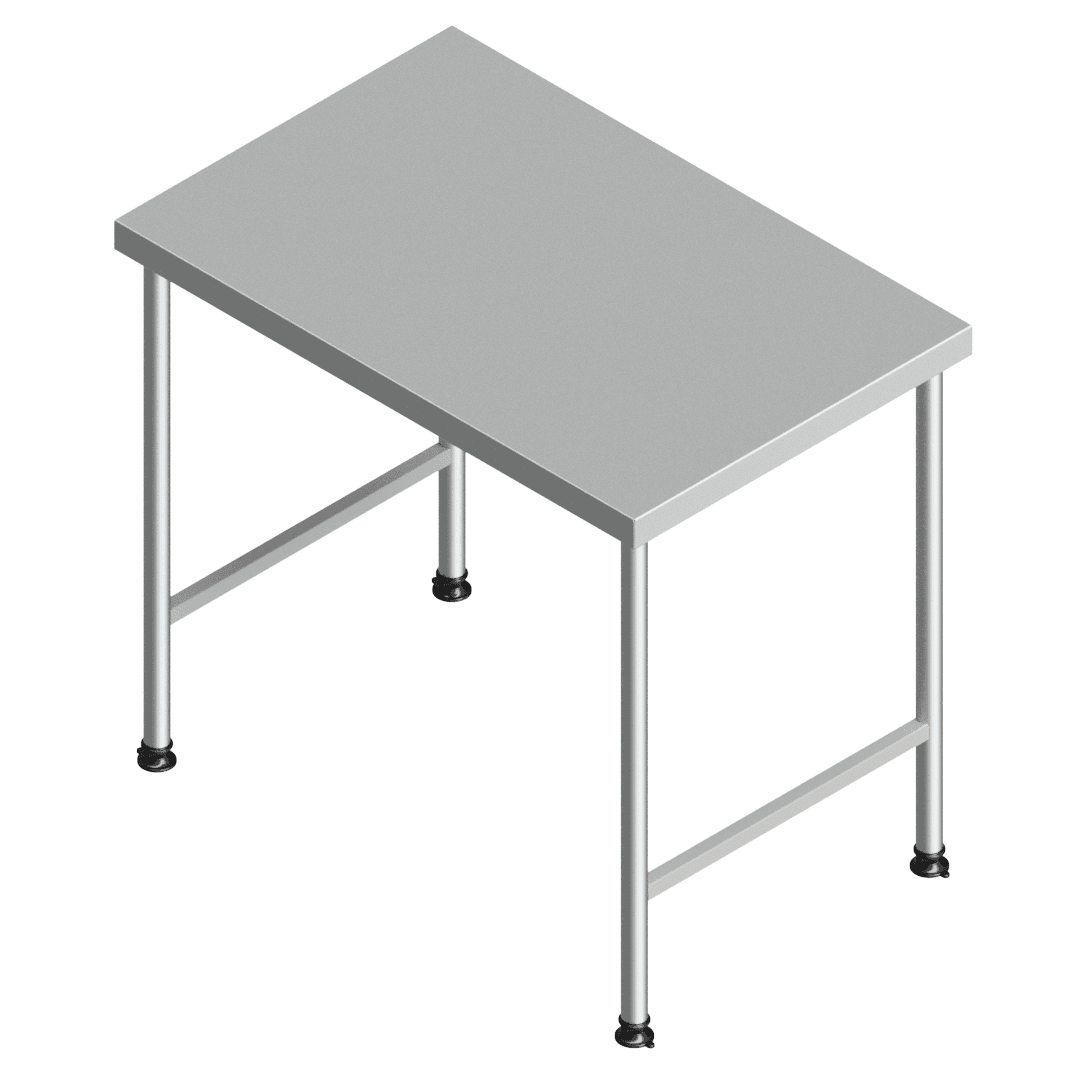 E25145(112-1000x0650) heavy-duty stainless steel preparation table