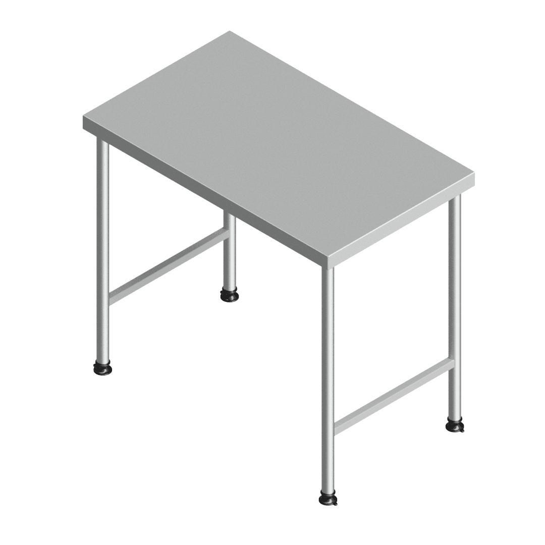 E25145(112-1000x0600) heavy-duty stainless steel preparation table