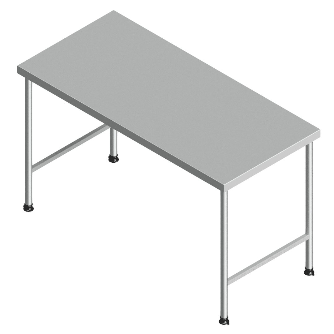 E25145(112-1500x0700) heavy-duty stainless steel preparation table