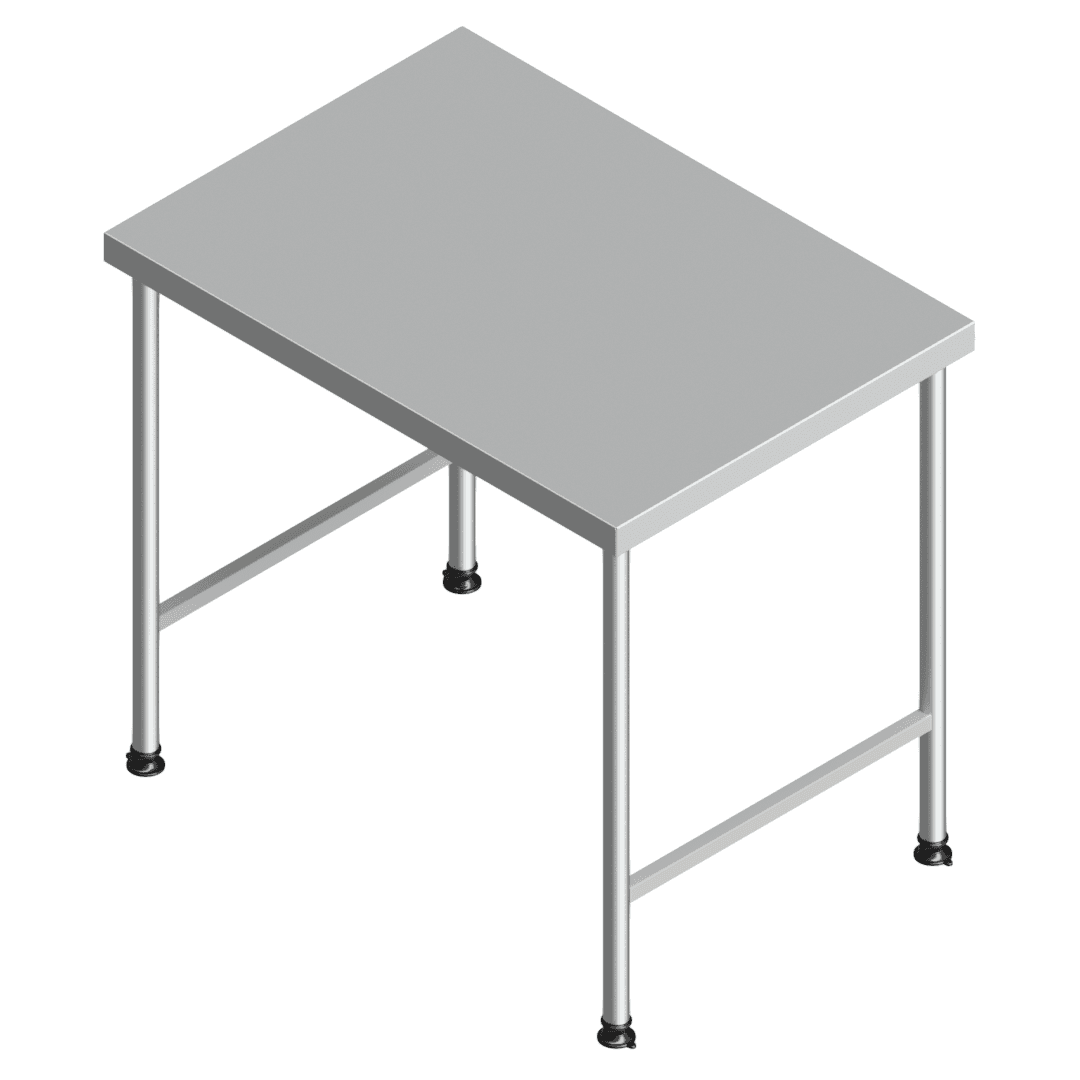 E25145(112-1000x0700) heavy-duty stainless steel preparation table