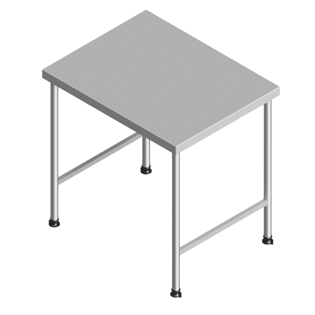 E25145(112-0900x0700) heavy-duty stainless steel preparation table