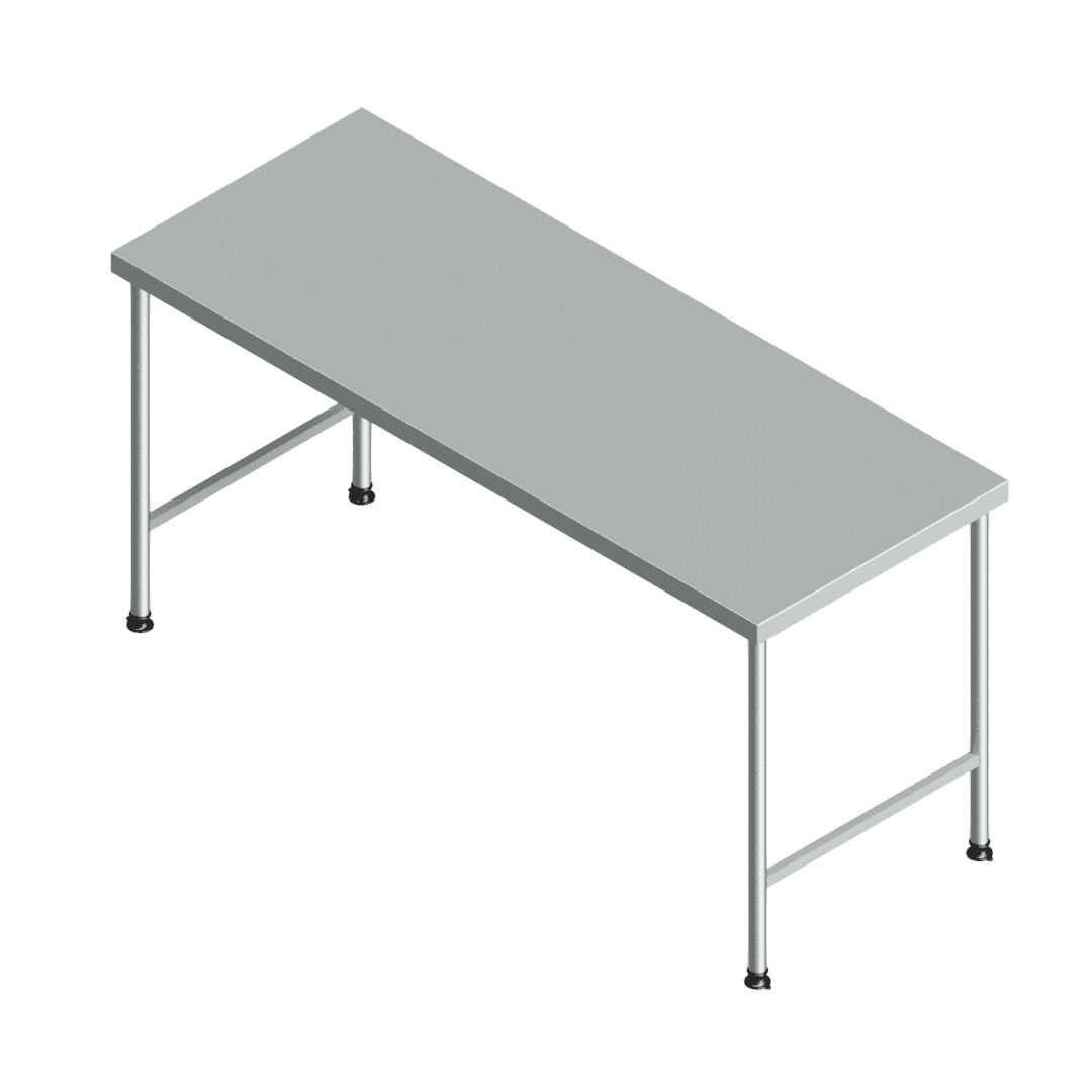E25145(112-1800x0700) heavy-duty stainless steel preparation table