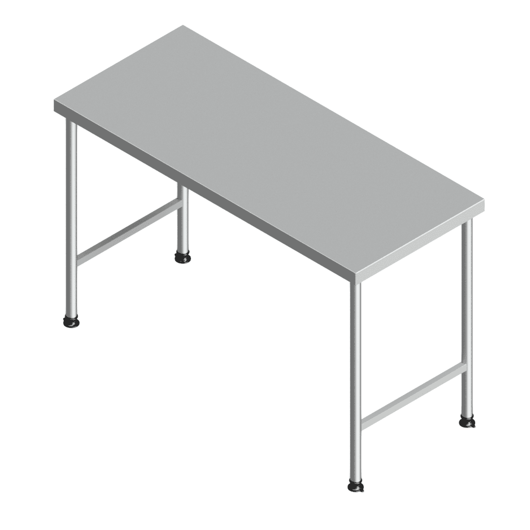 E25145(112-1400x0600) heavy-duty stainless steel preparation table