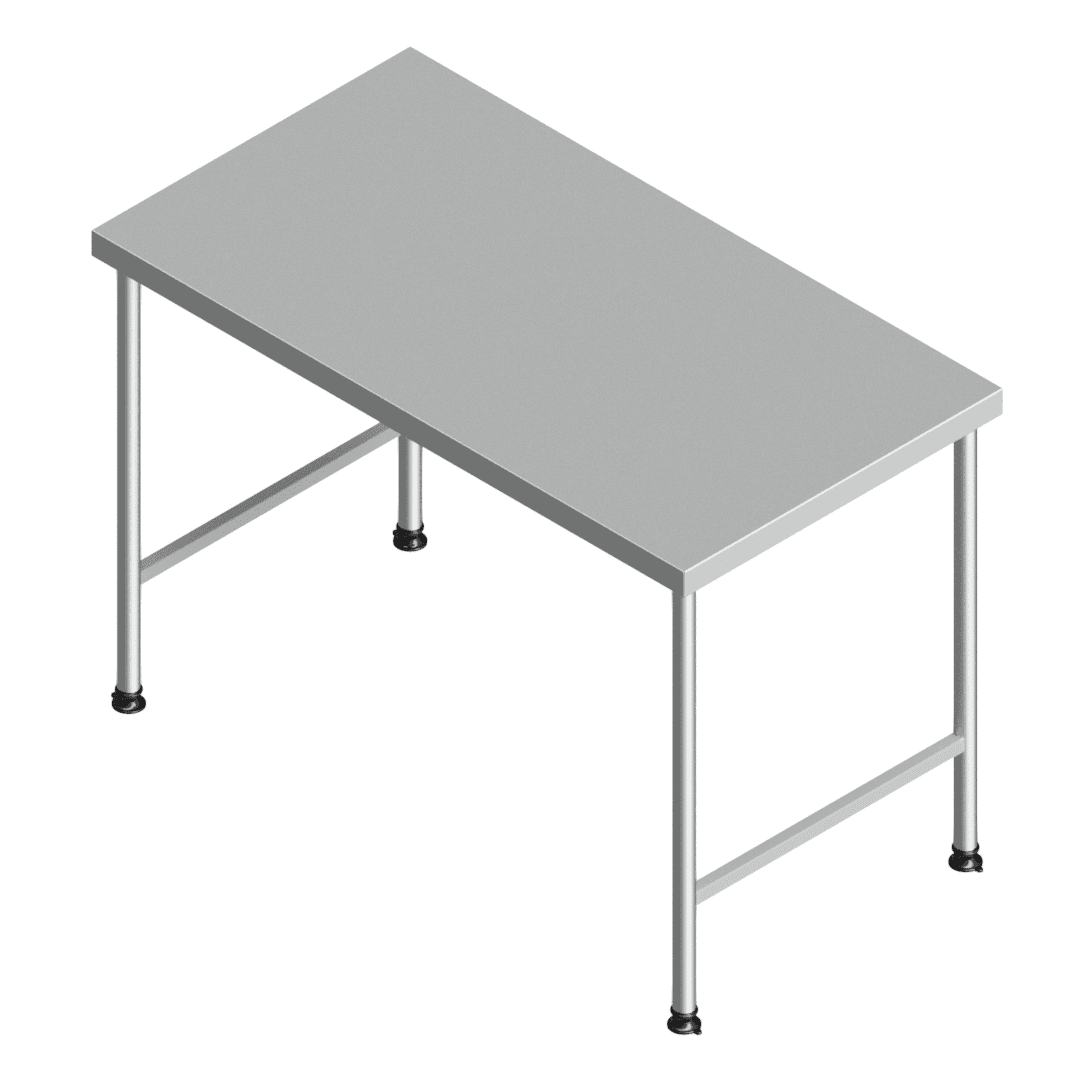 E25145(112-1300x0700) heavy-duty stainless steel preparation table