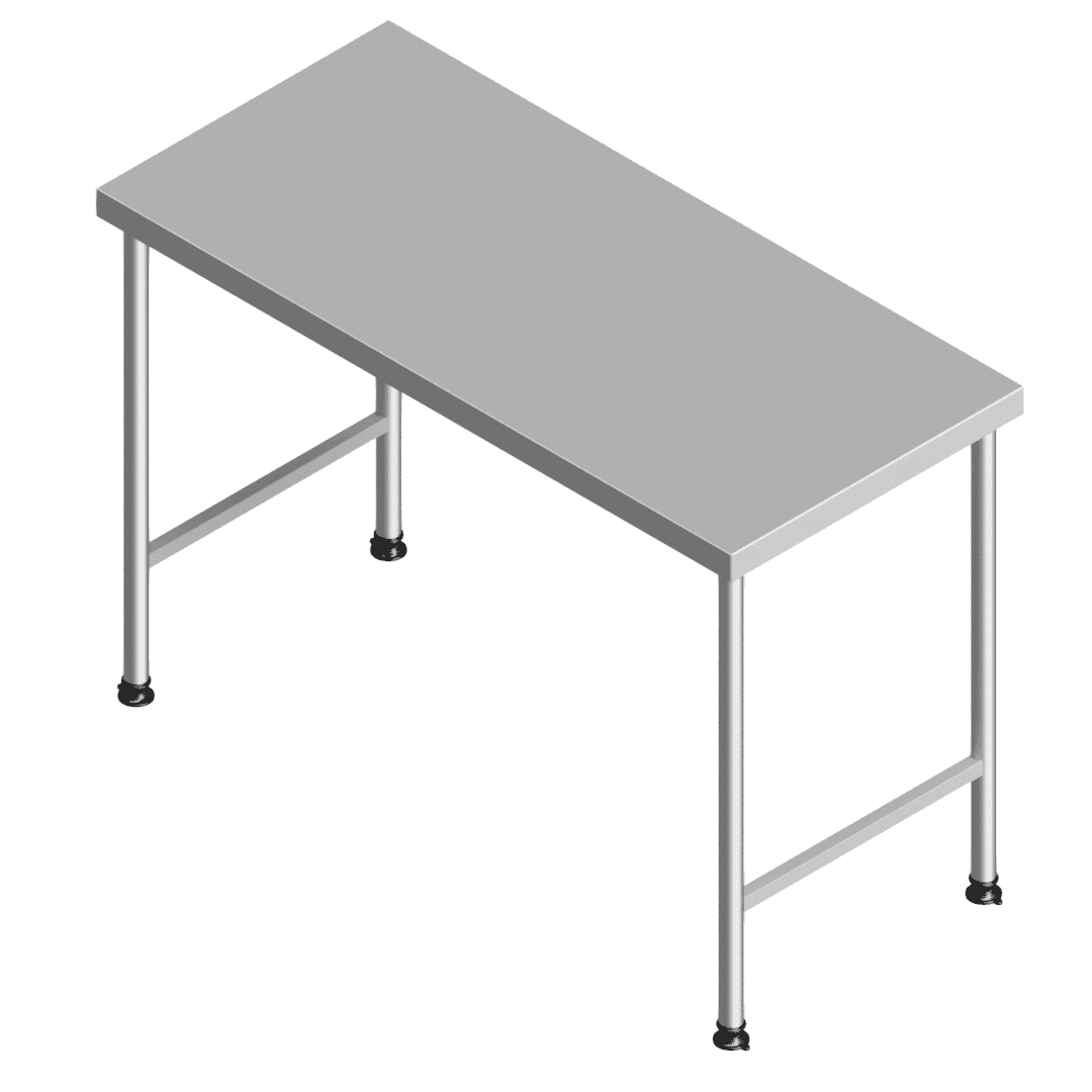 E25145(112-1300x0600) heavy-duty stainless steel preparation table