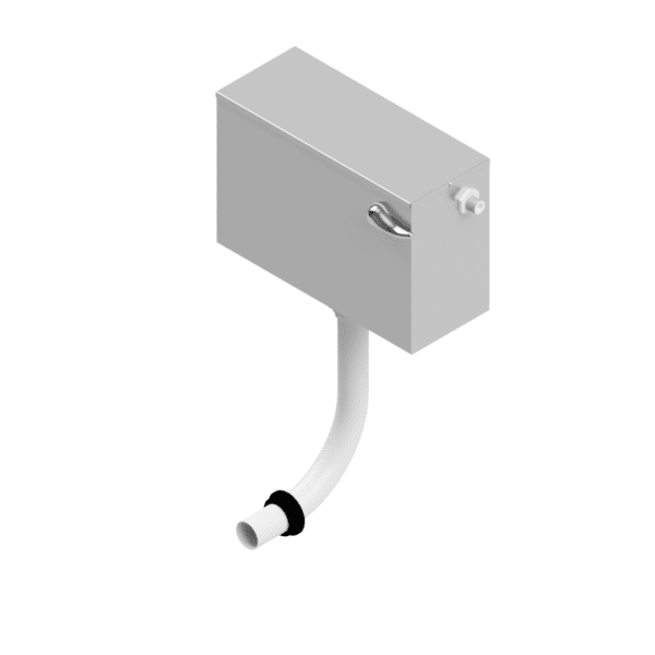 B17110(L380-CPB) Lever Flush Low Level Stainless Steel Cistern