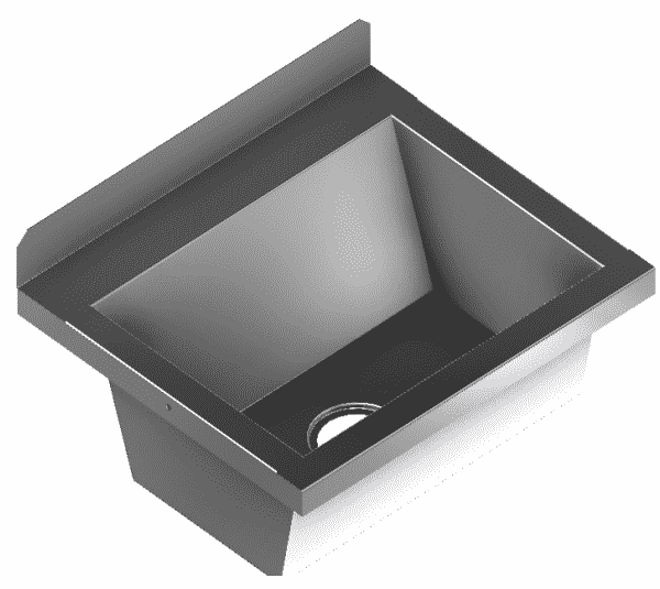 B36654 Wall Mounted Wash Hand Basin