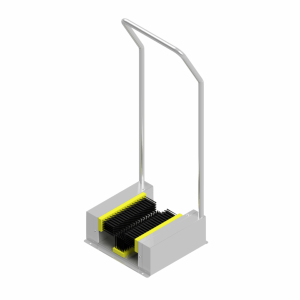 B65010 Manual Dry Boot Scrubber Stainless Steel