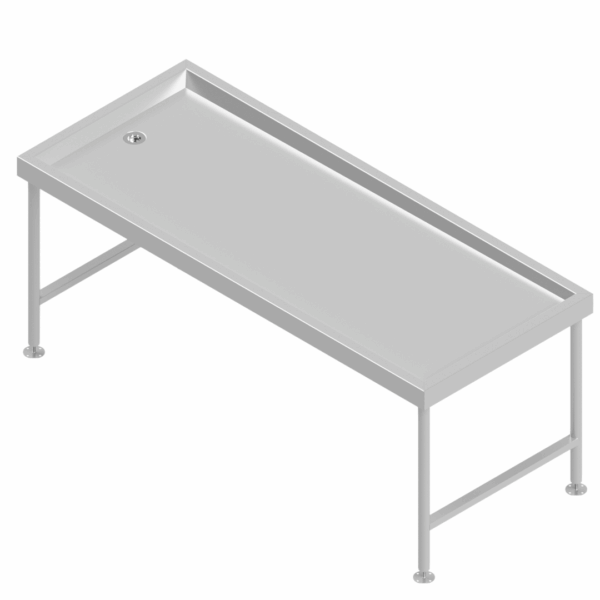 H50145(S) Stationary Veterinary Autopsy Table